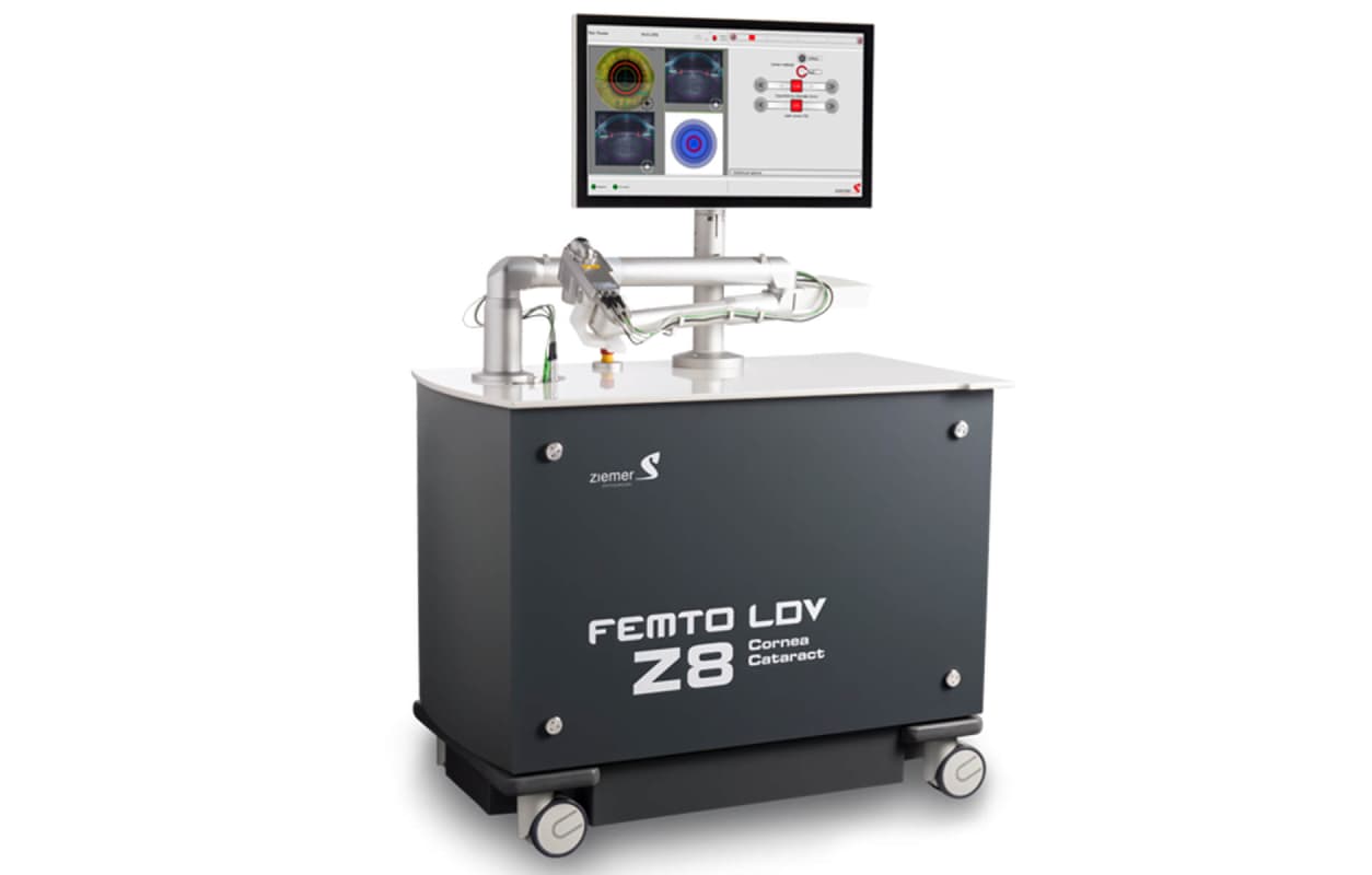 Фемтосекундный лазер Ziemer FEMTO LDV Z8 (Швейцария)